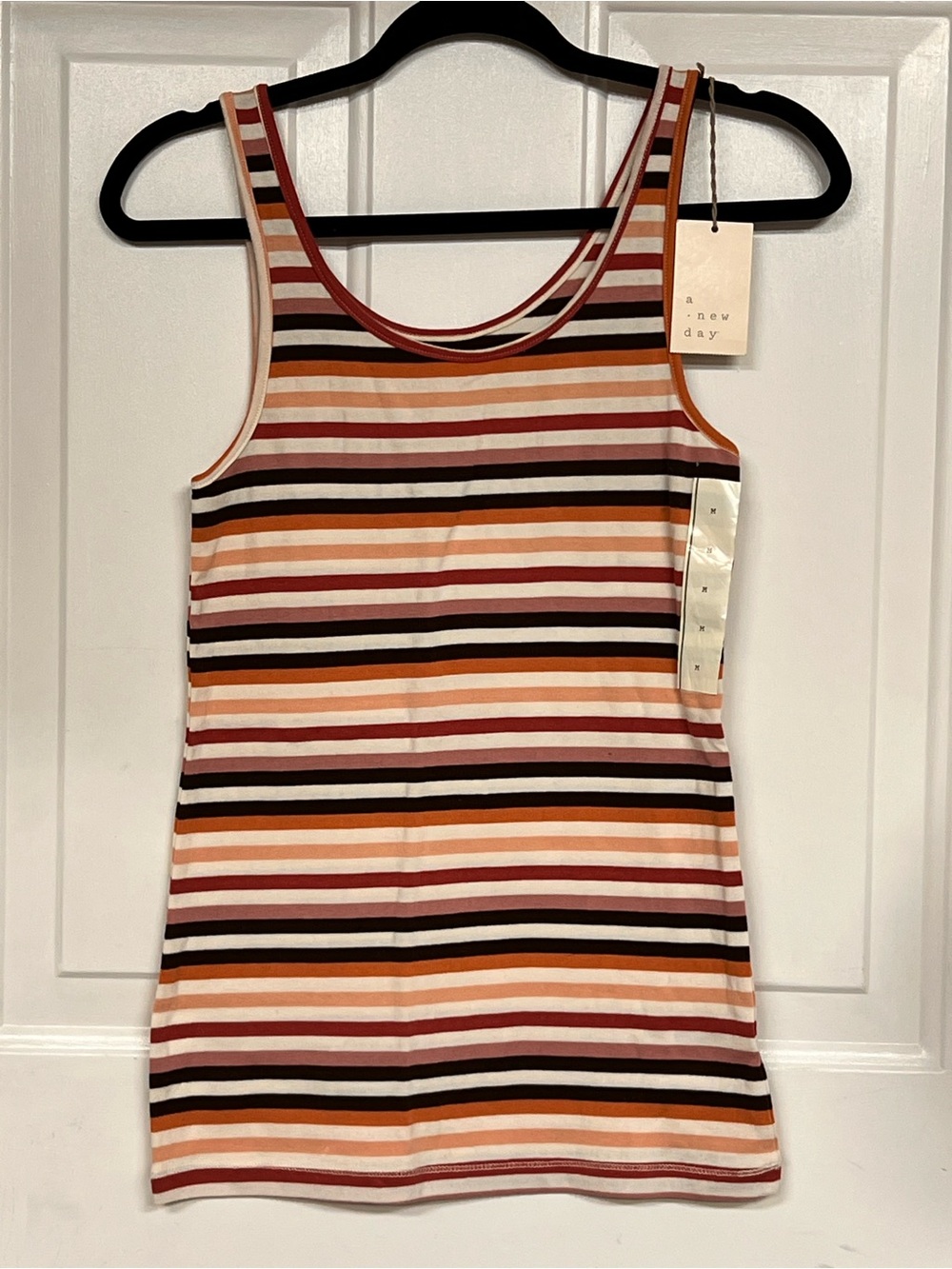 a new day Women's Sleeveless Stripe Tank Top